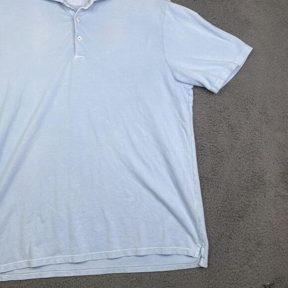 Johnnie-O Polo Shirt Mens XL Hangin Out Short Sleeve Spandex Golf Casual Stretch - Picture 3 of 9